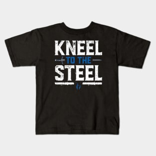 Drew Mcintyre Kneel To The Steel Authentic Kids T-Shirt